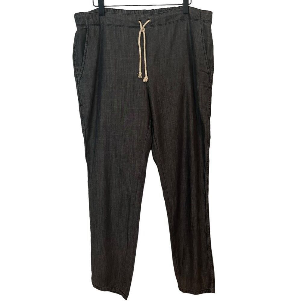 Eileen Fisher The Fisher Project Tencel Blend Drawstring Pants Size L